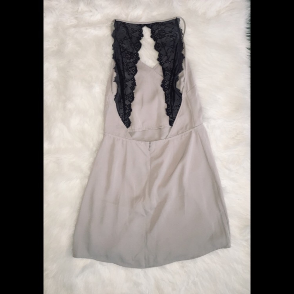 A&F open lace back dress